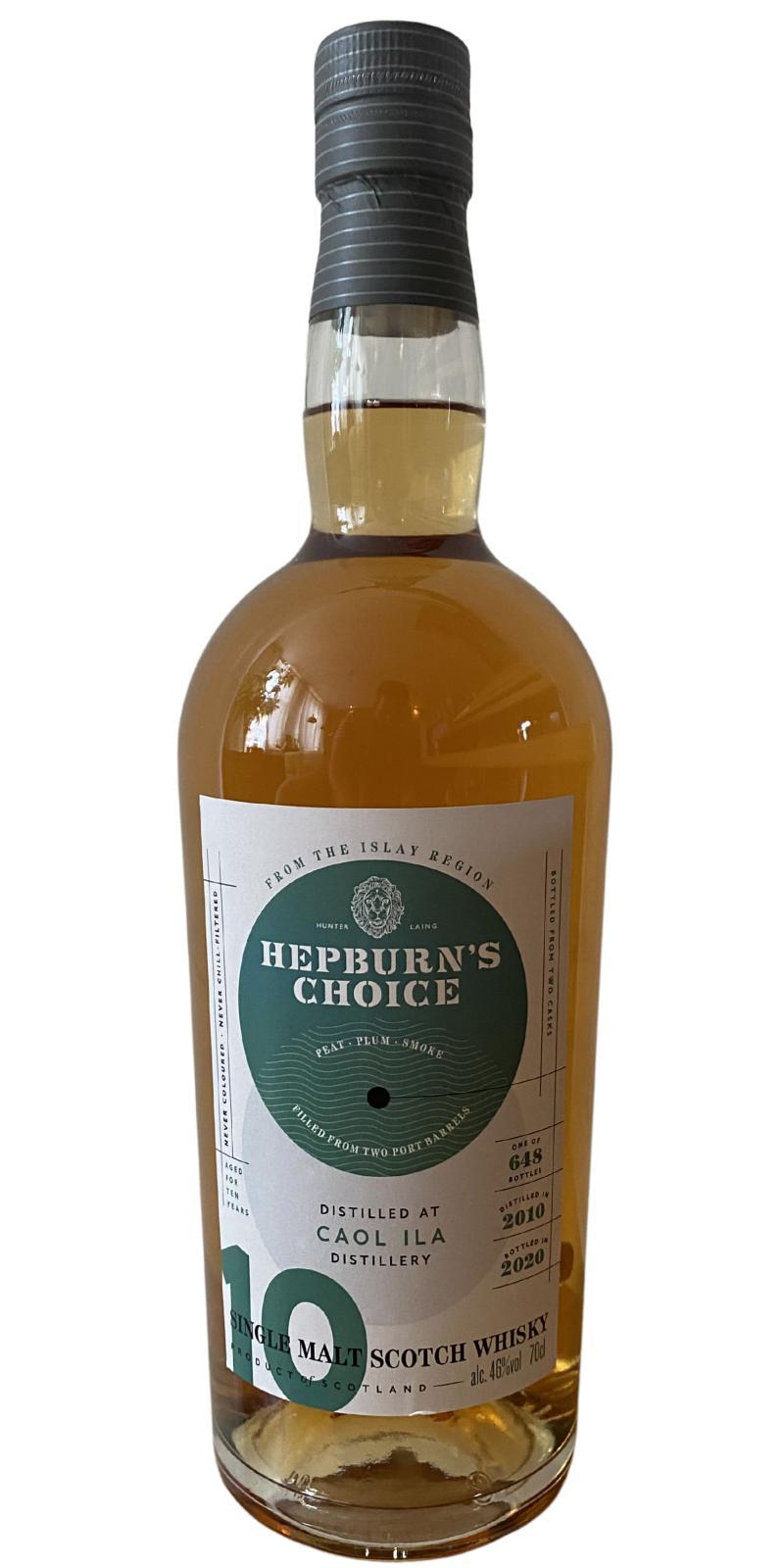 Caol Ila 2010 HL Hepburn's Choice