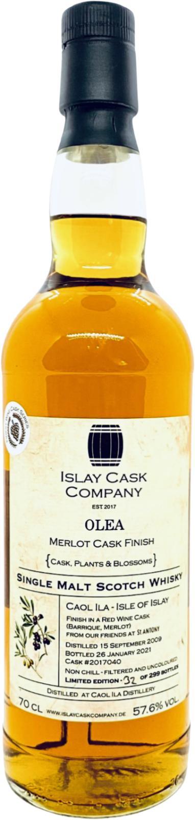 Caol Ila 2009 ICC Cask, Plants & Blossoms