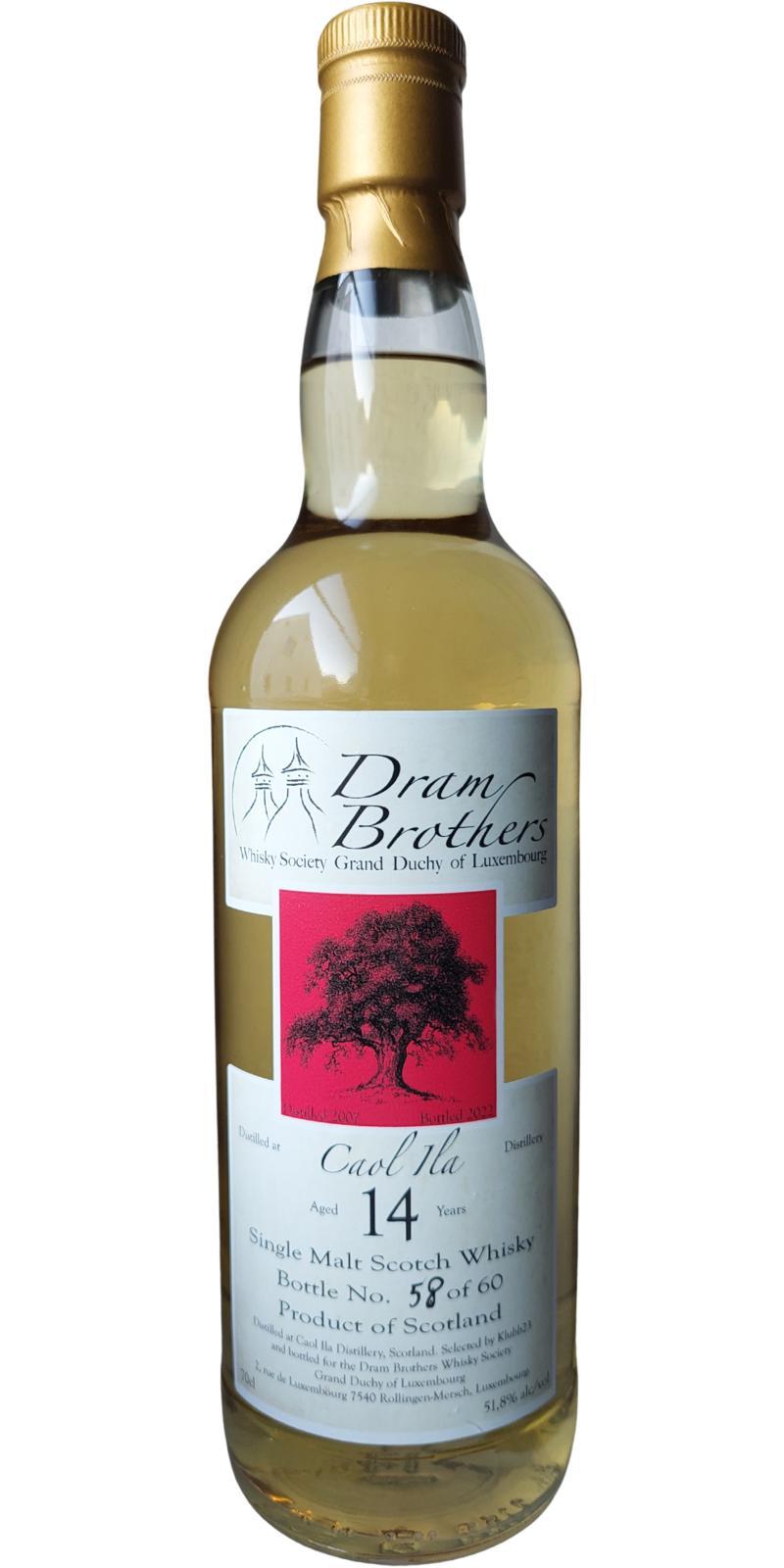 Caol Ila 2007 K23 Dram Brothers