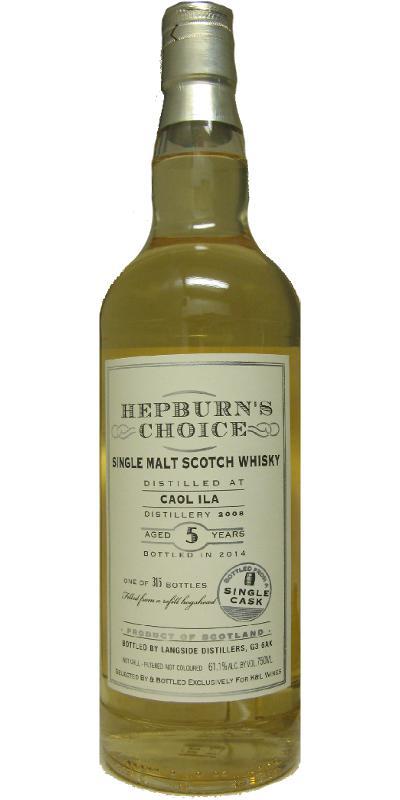 Caol Ila 2008 LsD Hepburn's Choice