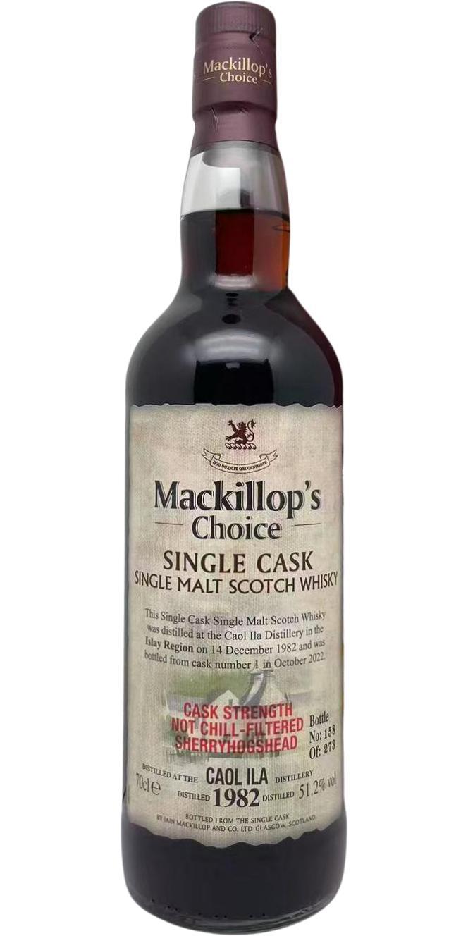 Caol Ila 1982 McC Single Cask - Cask Strength