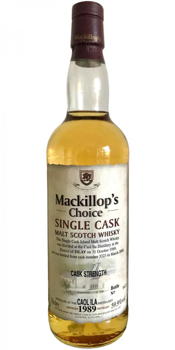 Caol Ila 1989 McC Single Cask - Cask Strength