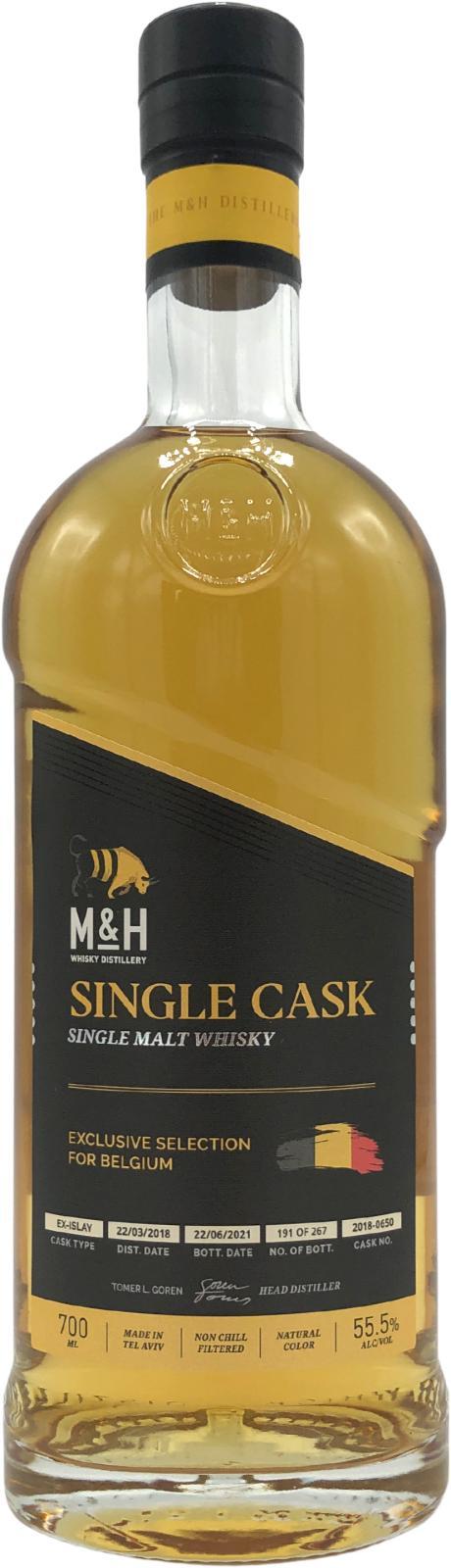 M&H 2018  Single Cask - Exclusive selection for Belgium