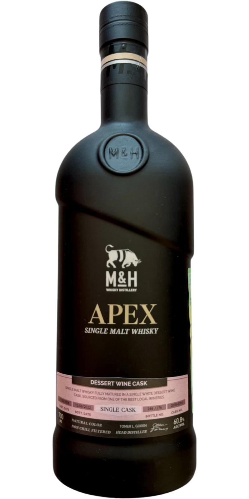 M&H 2018  APEX - Dessert Wine Cask