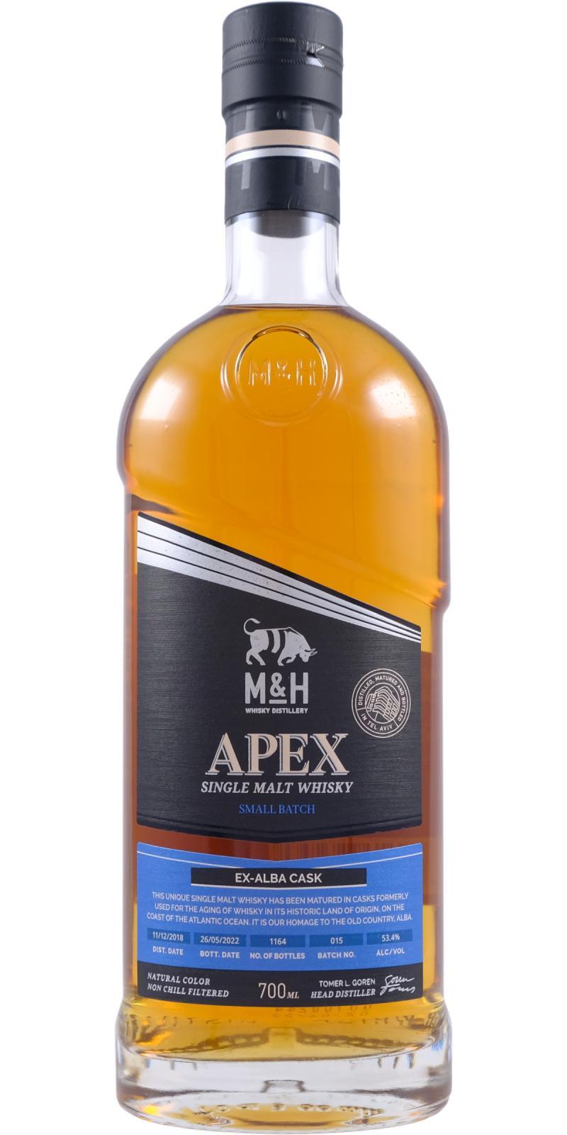 M&H 2018  APEX - Ex-Alba Cask