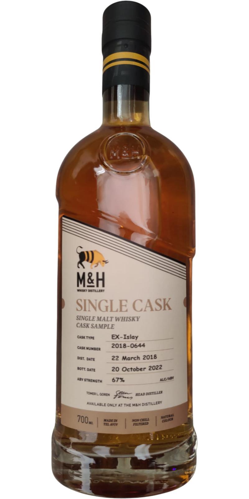 M&H 2018  Single Cask - Cask Sample