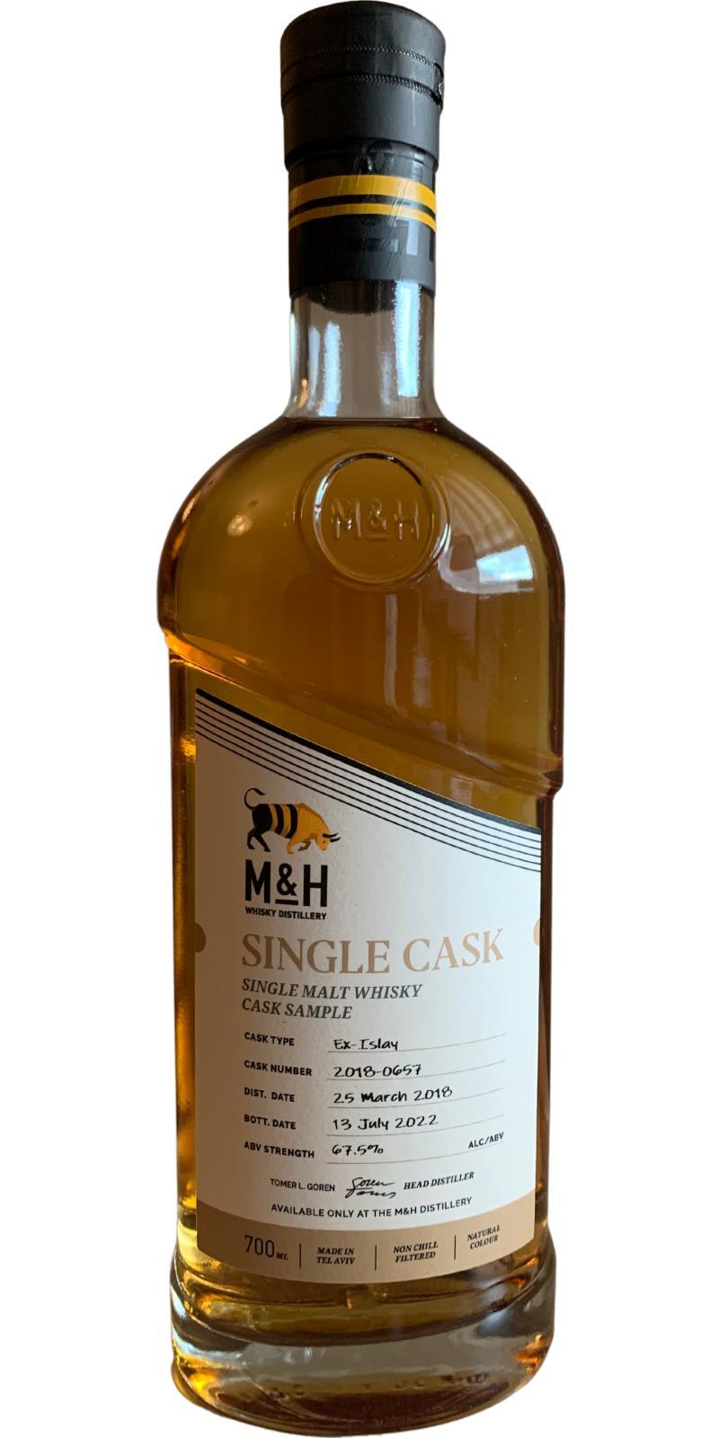 M&H 2018  Single Cask - Cask Sample