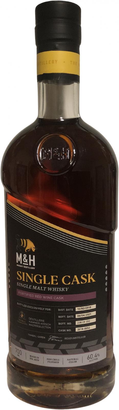 M&H 2018  Single Cask