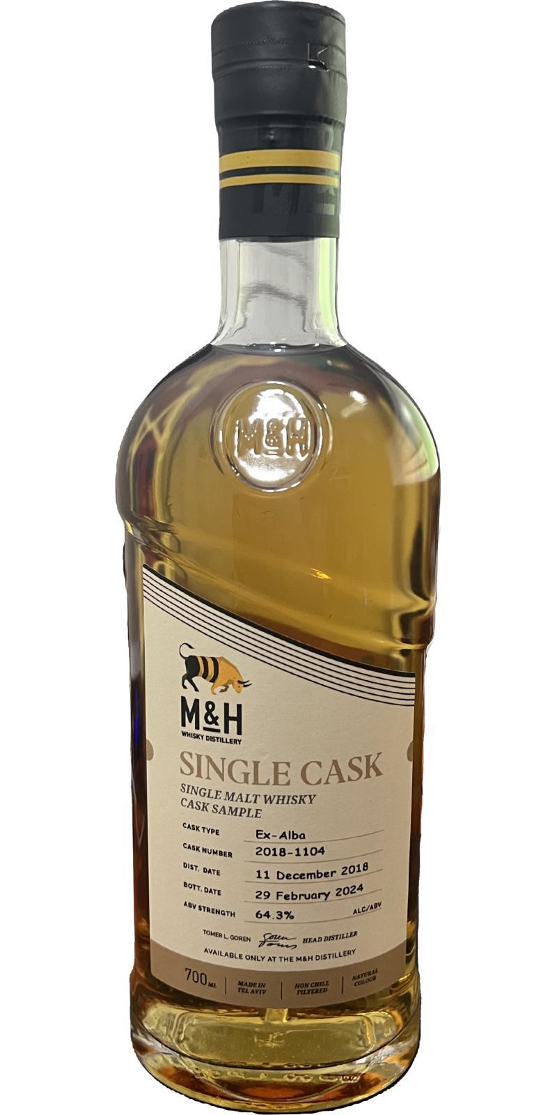 M&H 2018  Single Cask - Cask Sample