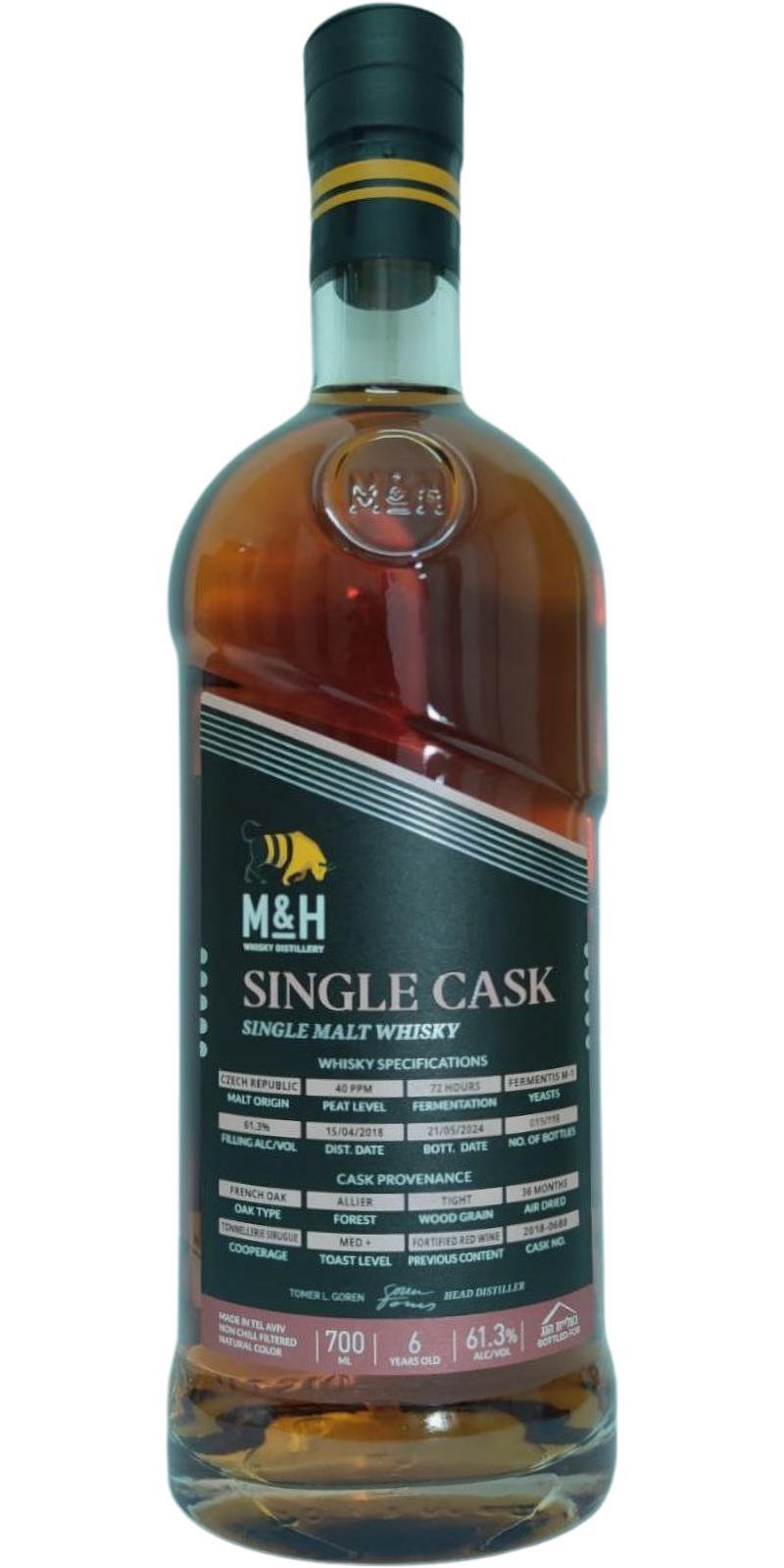 M&H 2018  Single Cask