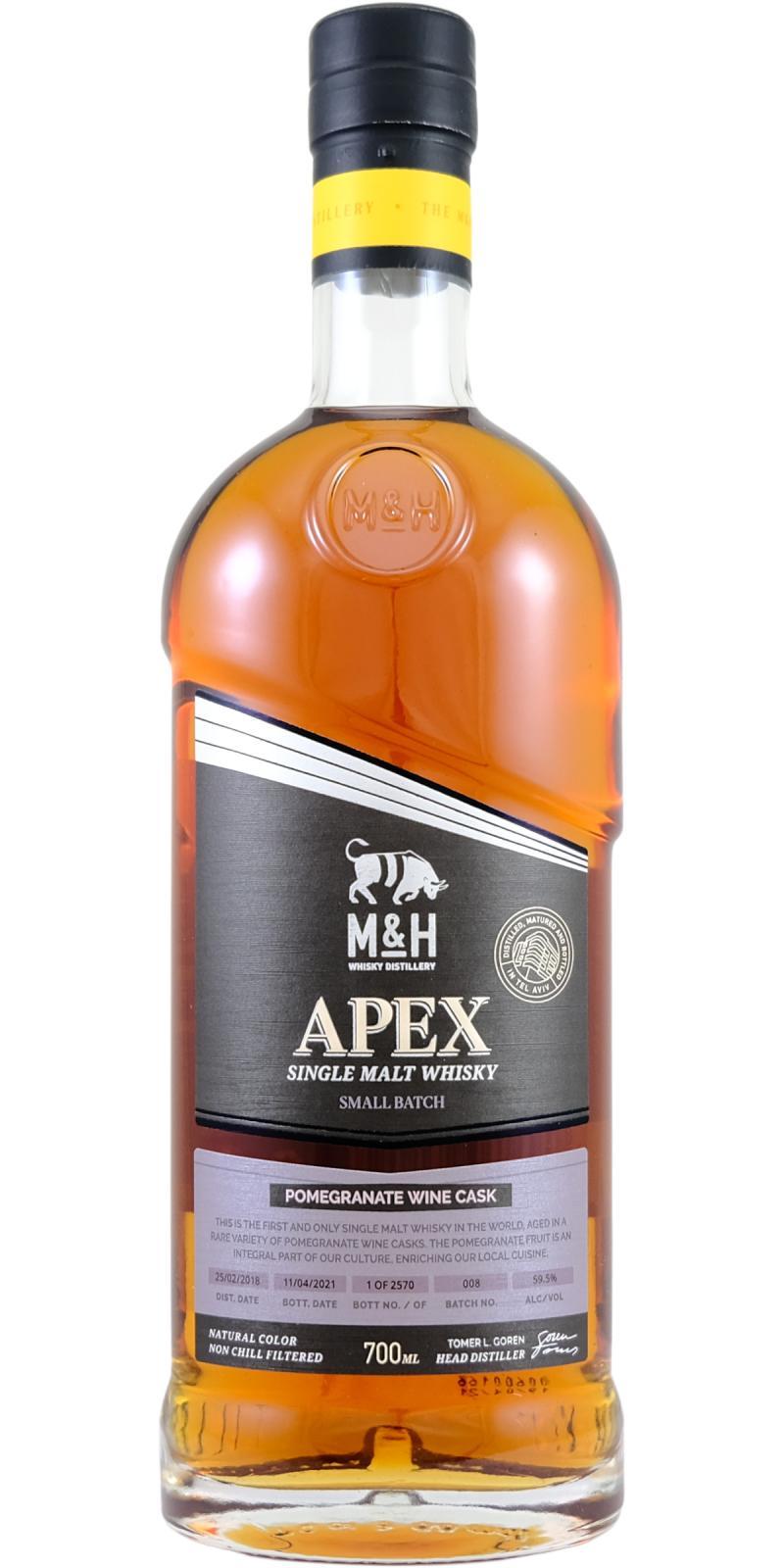 M&H 2018  APEX - Pomegranate Rose Wine Cask