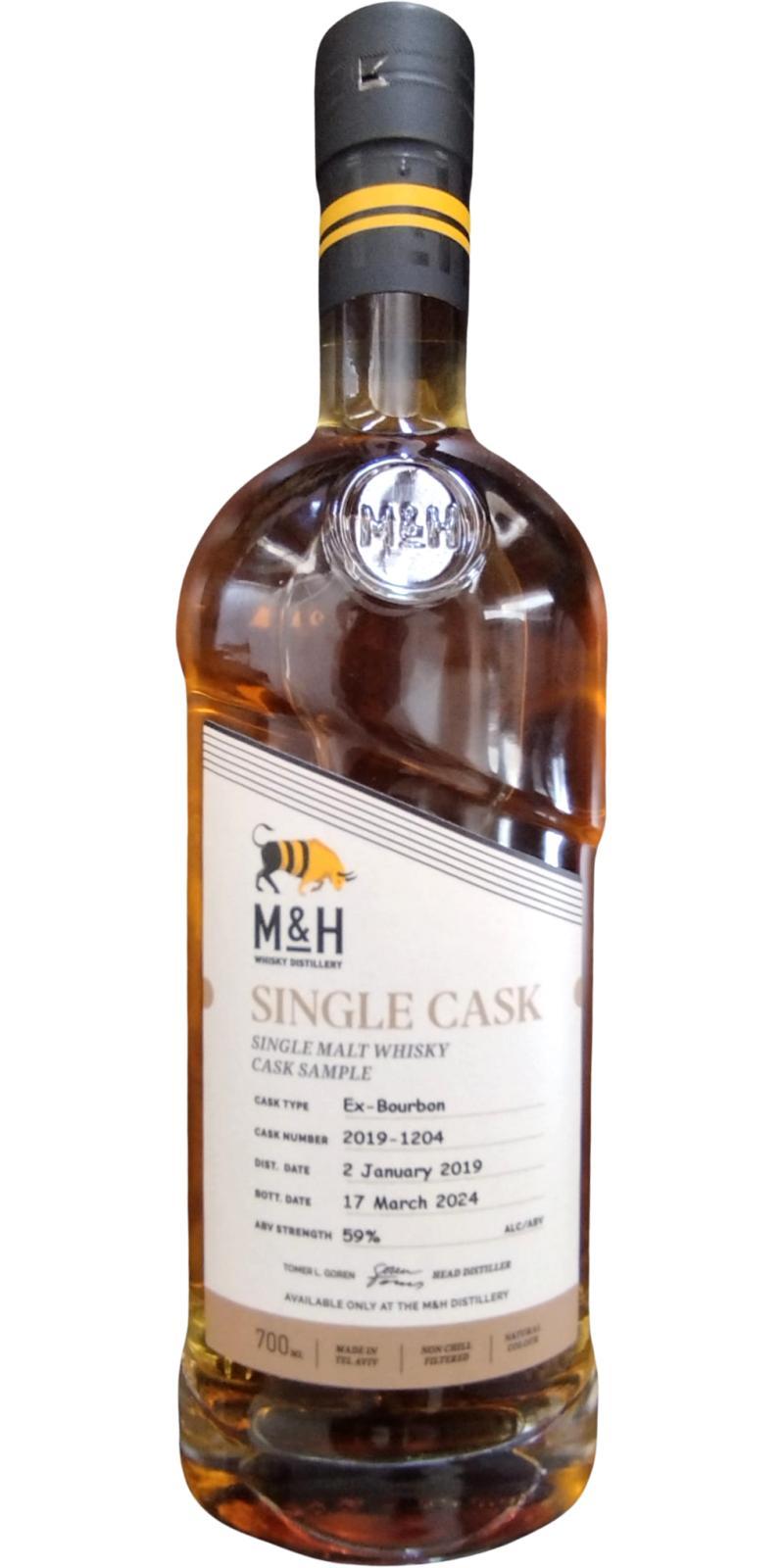 M&H 2019  Single Cask - Cask Sample