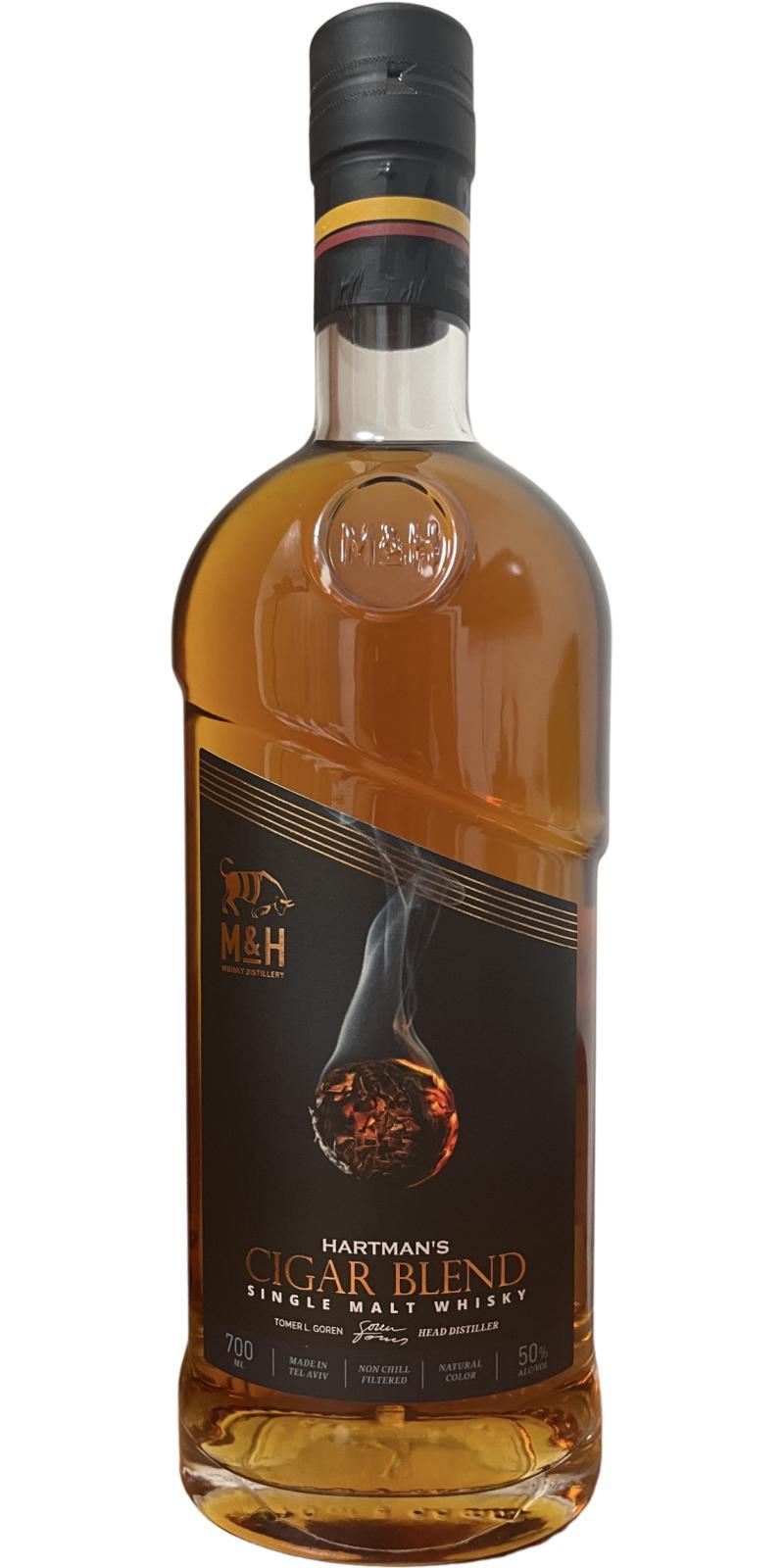 M&H Hartman's Cigar Blend  Single Malt Whisky