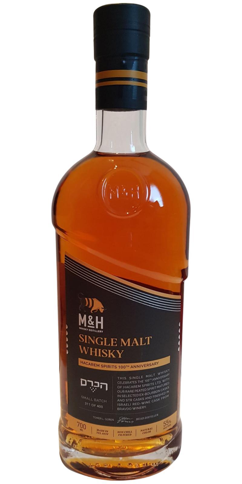 M&H Single Malt Whisky  Small Batch