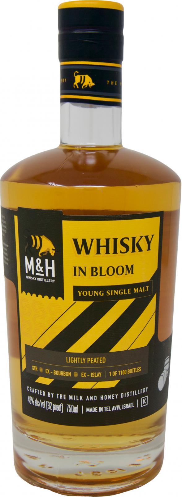 M&H Whisky in Bloom  Young Single Malt - Lightly Peated