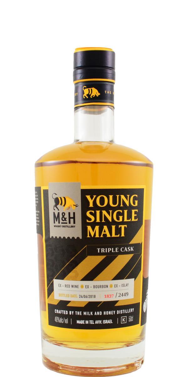 M&H Young Single Malt  Triple Cask