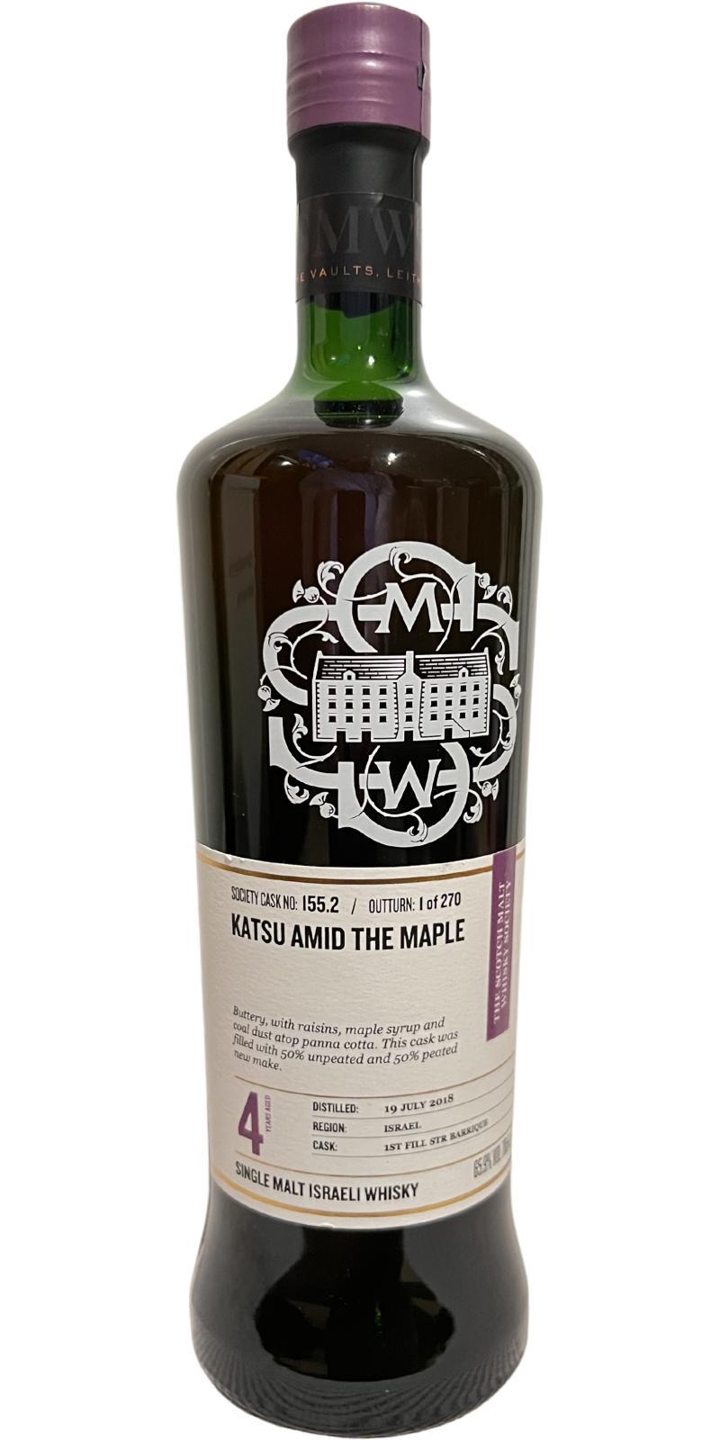 M&H 2018 SMWS 155.2  Katsu amid the maple