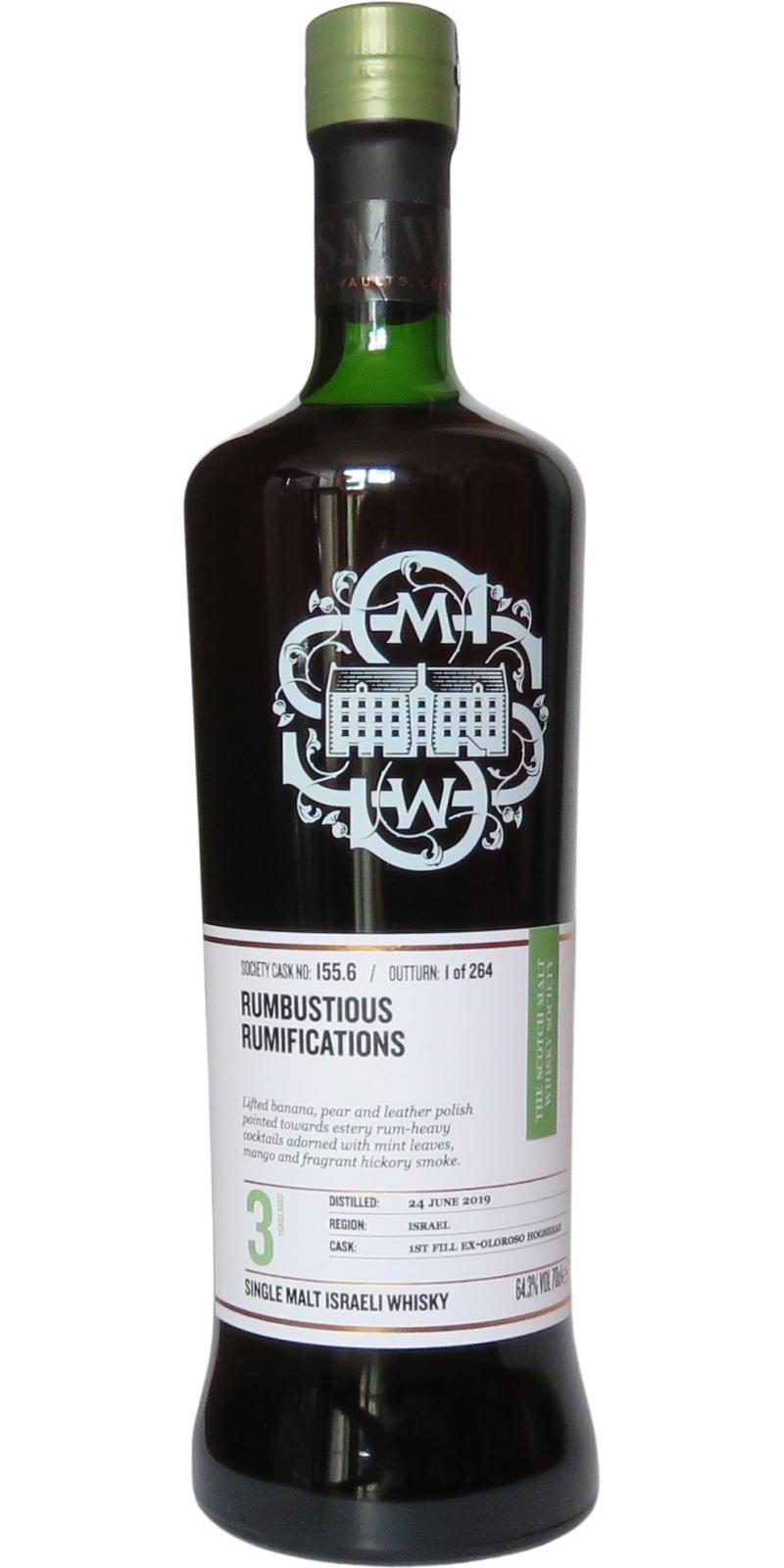 M&H 2019 SMWS 155.6  Rumbustious rumifications