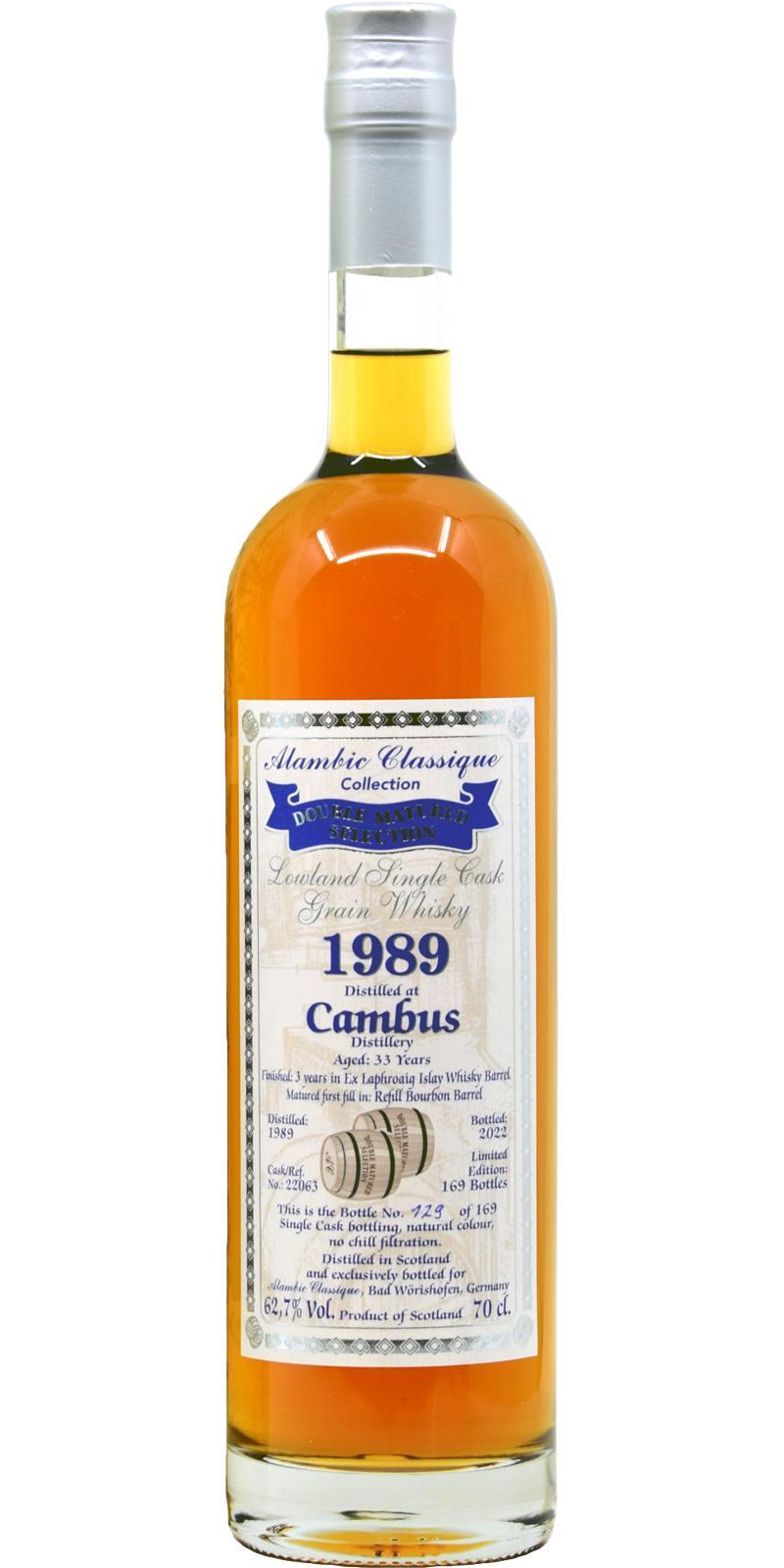 Cambus 1989 AC  Double Matured Selection
