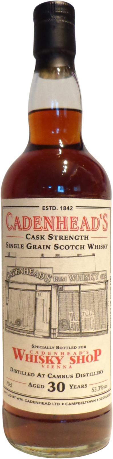 Cambus 1991 CA  Cadenhead's Whisky Shop Vienna