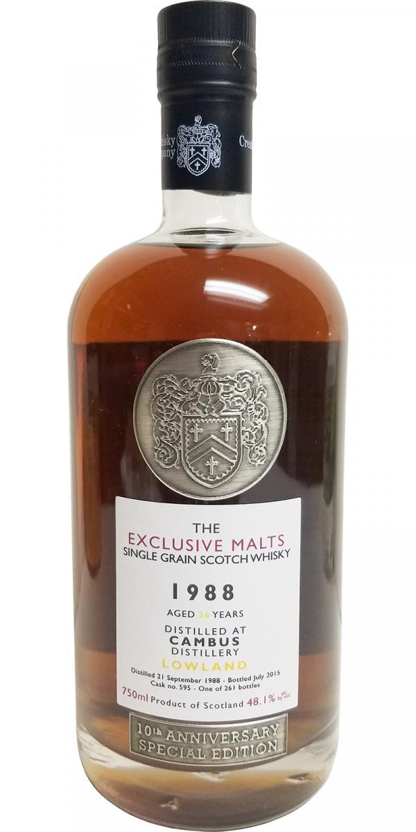 Cambus 1988 CWC  The Exclusive Malts