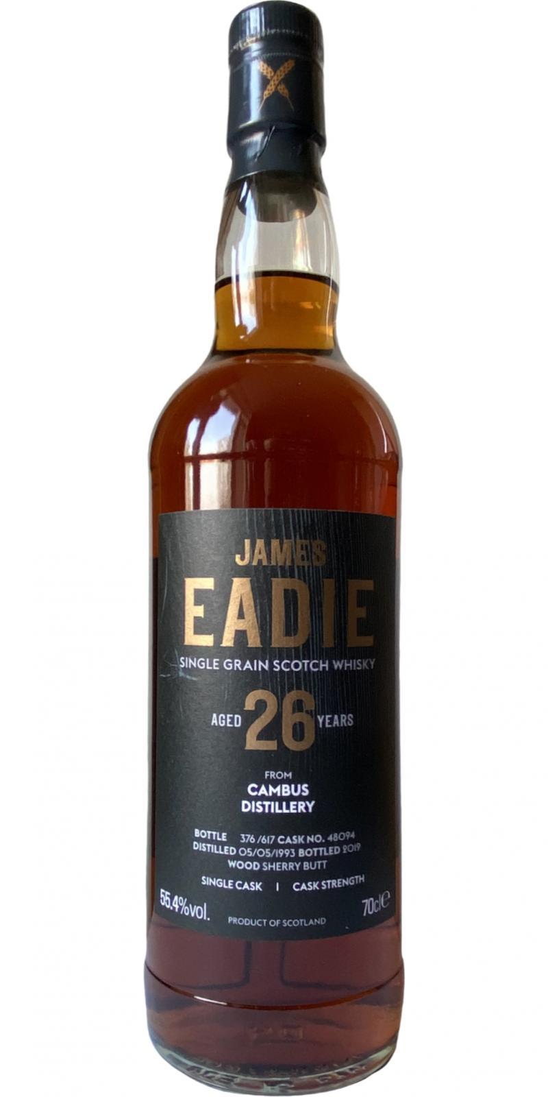 Cambus 1993 JE  Single Cask