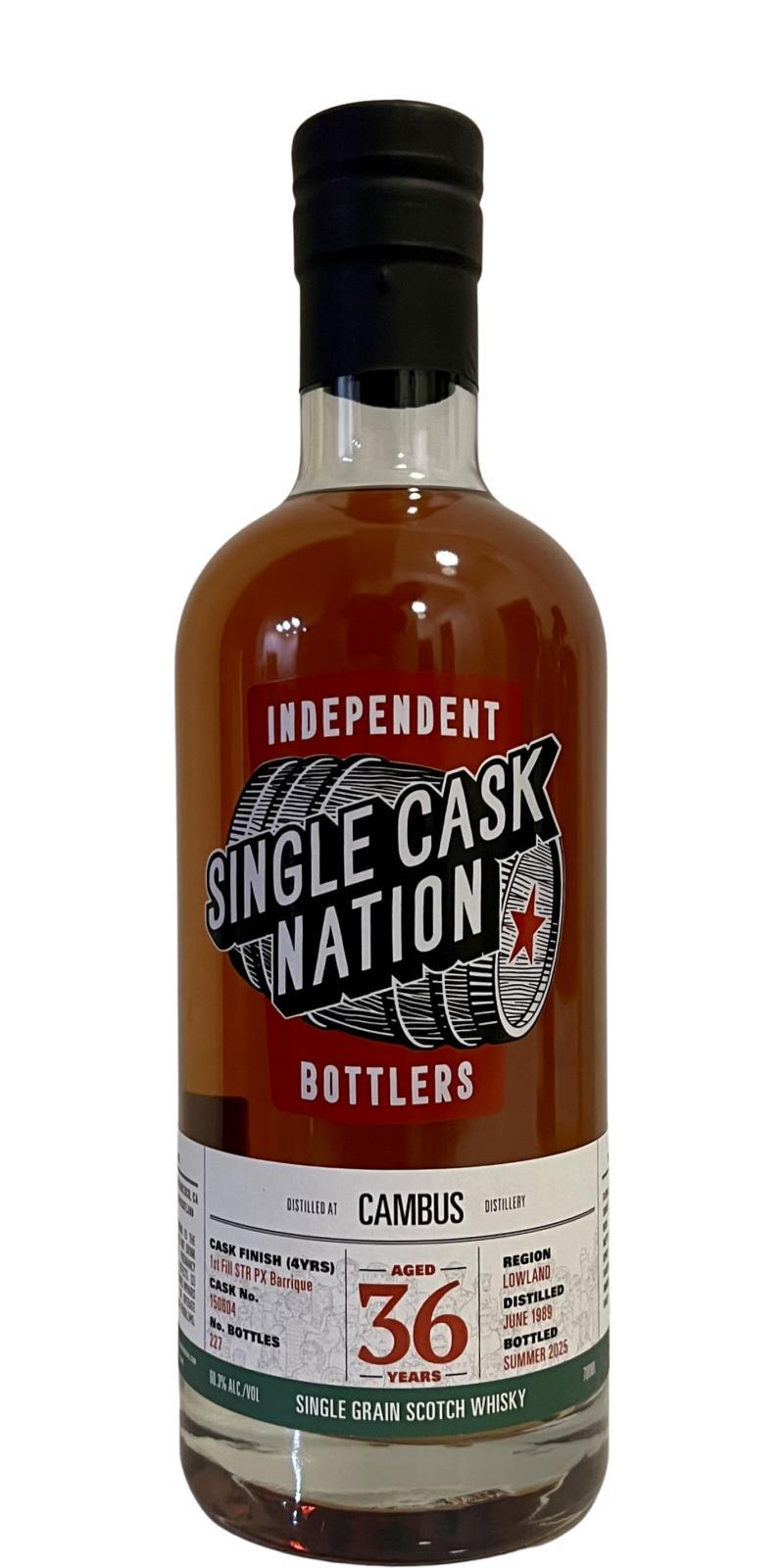 Cambus 1989 JWC  Single Cask Nation
