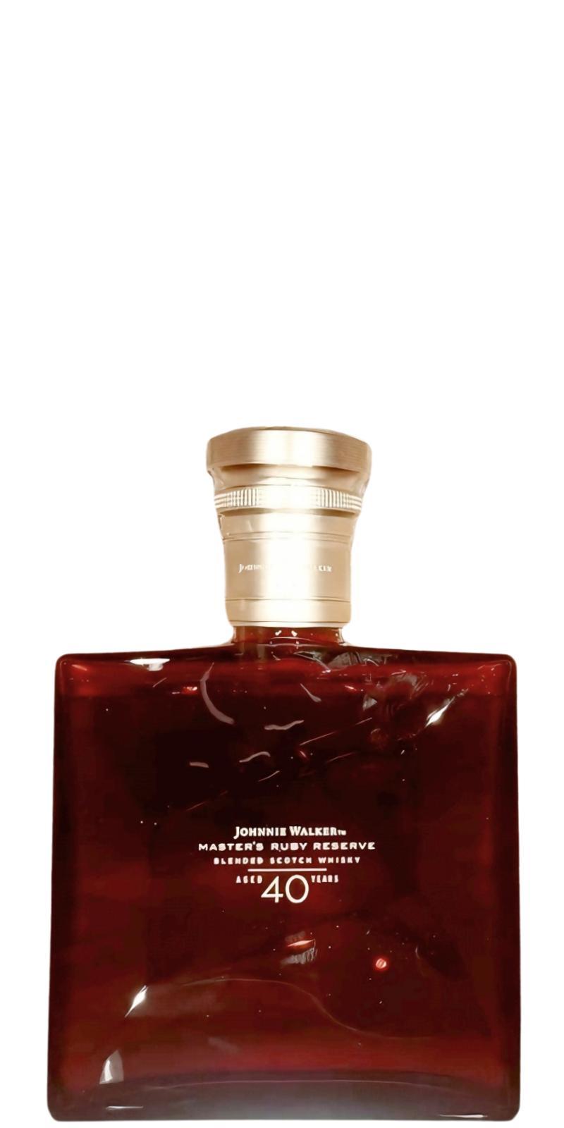 Johnnie Walker 40-year-old  Master's Ruby Reserve