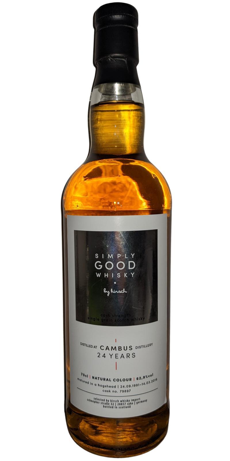 Cambus 1991 KI  Simply Good Whisky