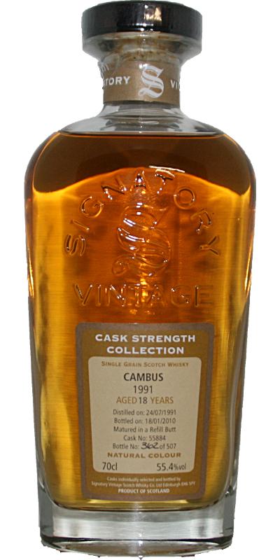 Cambus 1991 SV  Cask Strength Collection