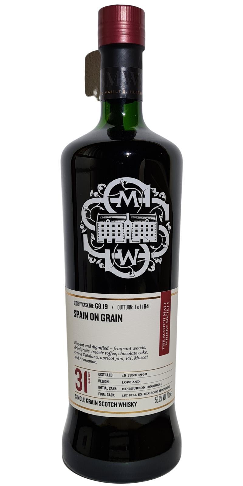 Cambus 1990 SMWS G8.19  Spain on grain