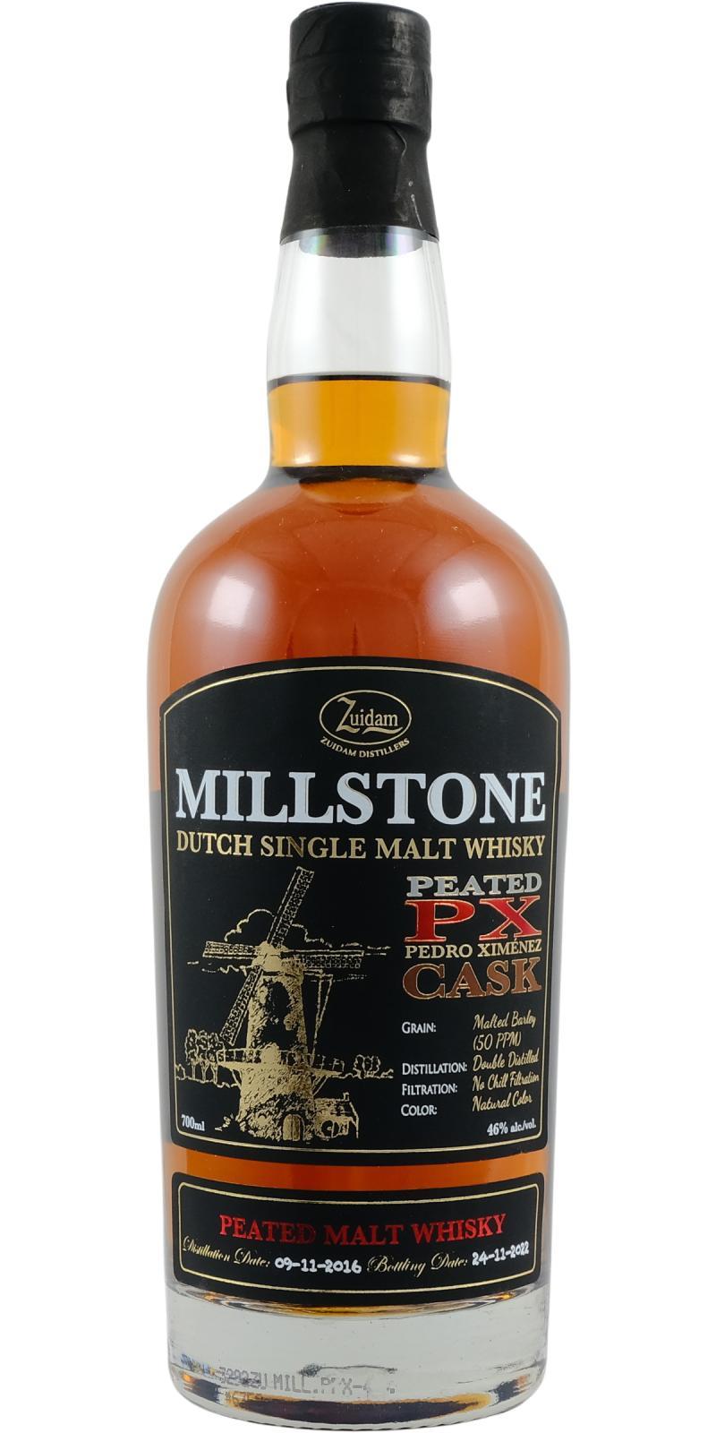 Millstone 2016  Peated PX
