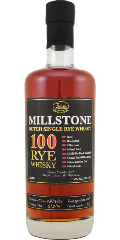 Millstone 2004  100 Rye Whisky