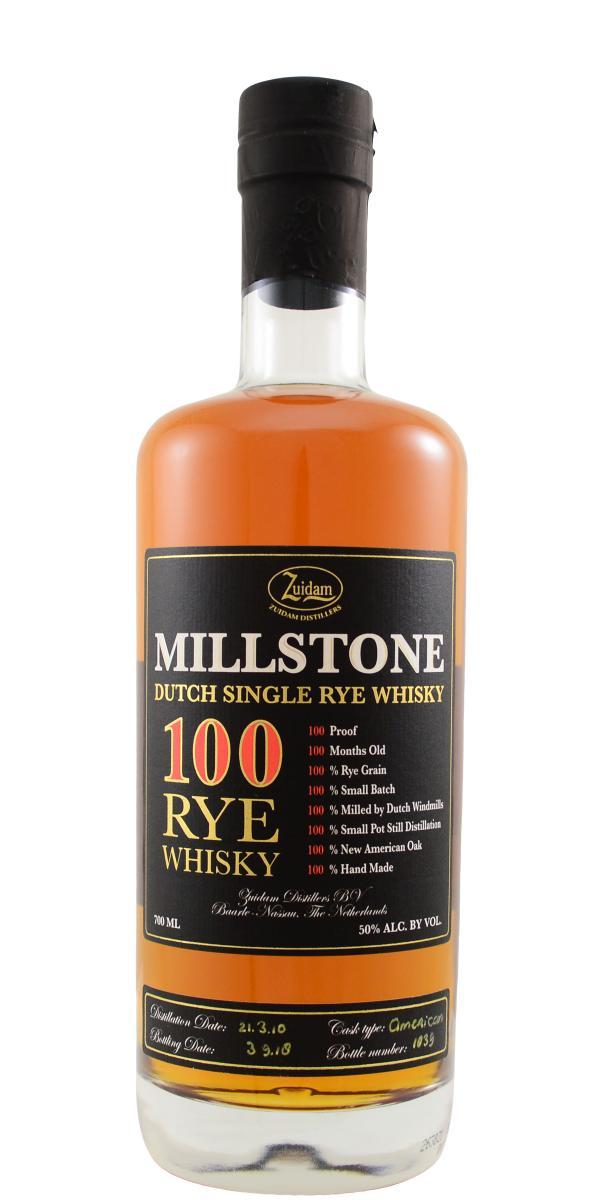 Millstone 2010 Rye  100 Rye Whisky