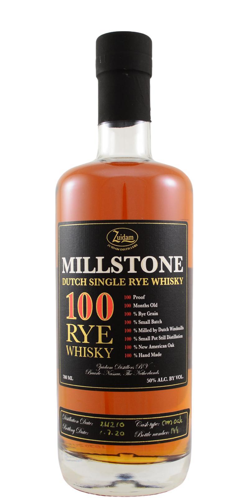Millstone 2010 Rye  100 Rye Whisky