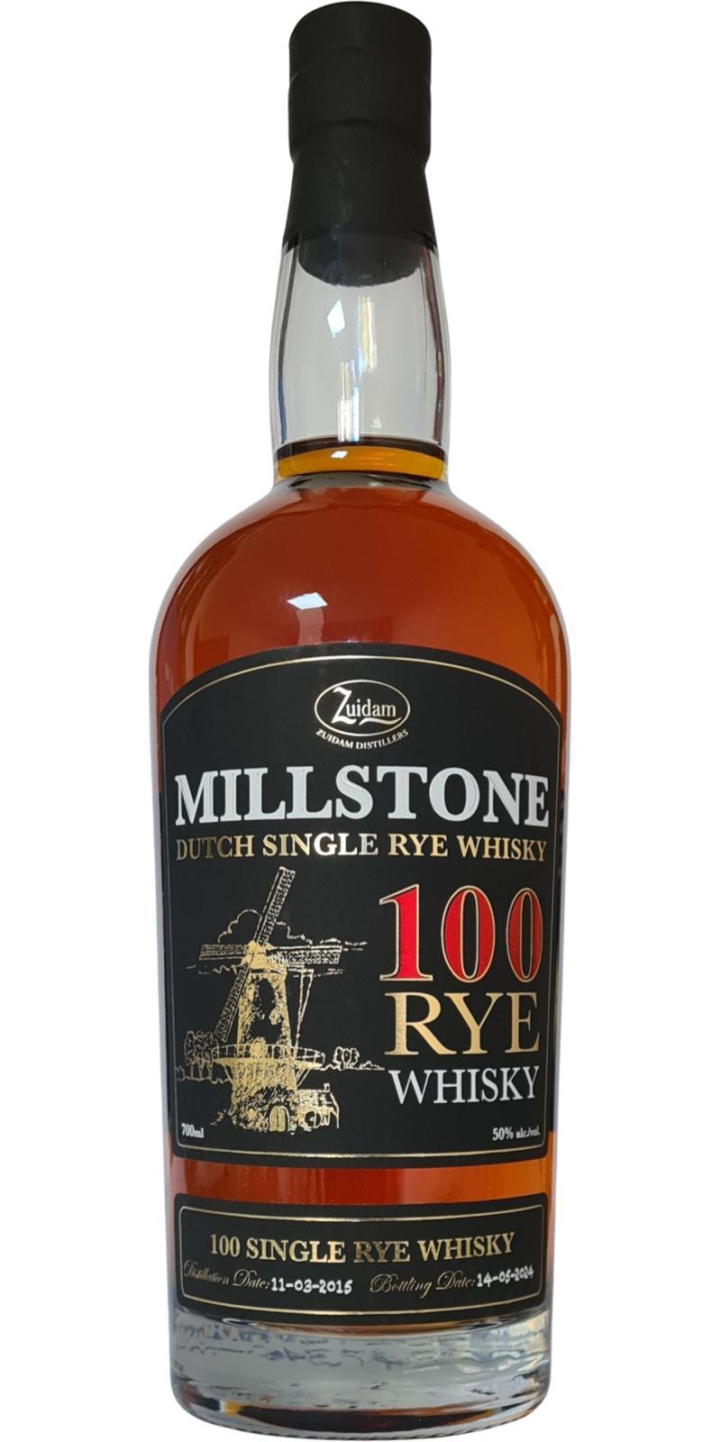 Millstone 2015  100 Rye Whisky