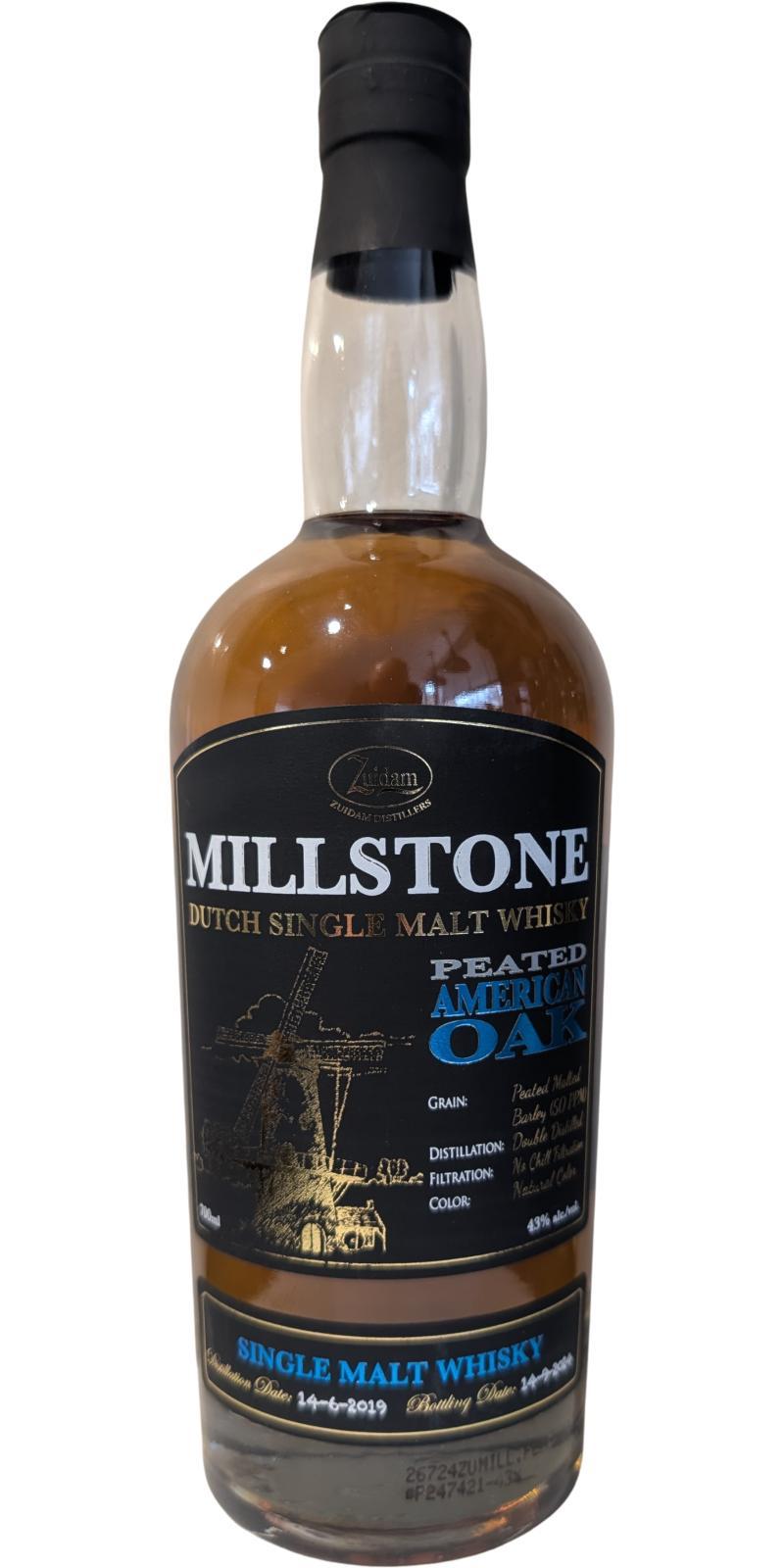Millstone 2019  Peated American Oak