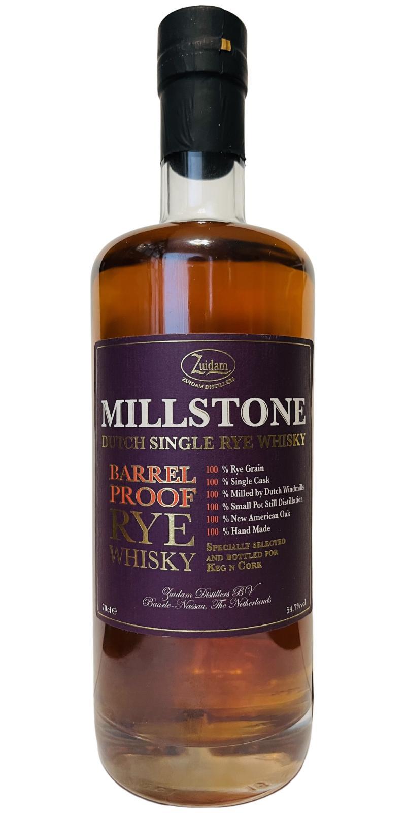 Millstone Rye Whisky  Barrel Proof