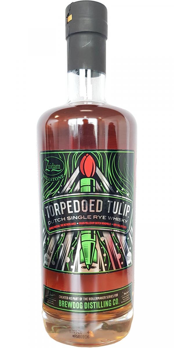 Torpedoed Tulip Dutch Single Rye Whisky  Brewdog's Boilermaker series