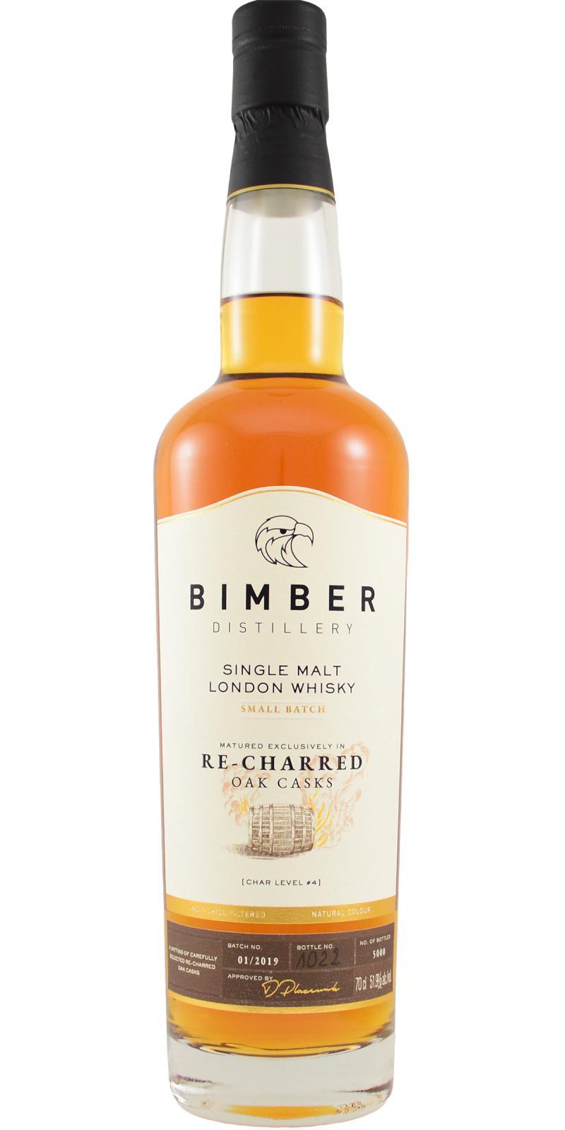 Bimber 2016 Re-charred Oak Casks Small Batch