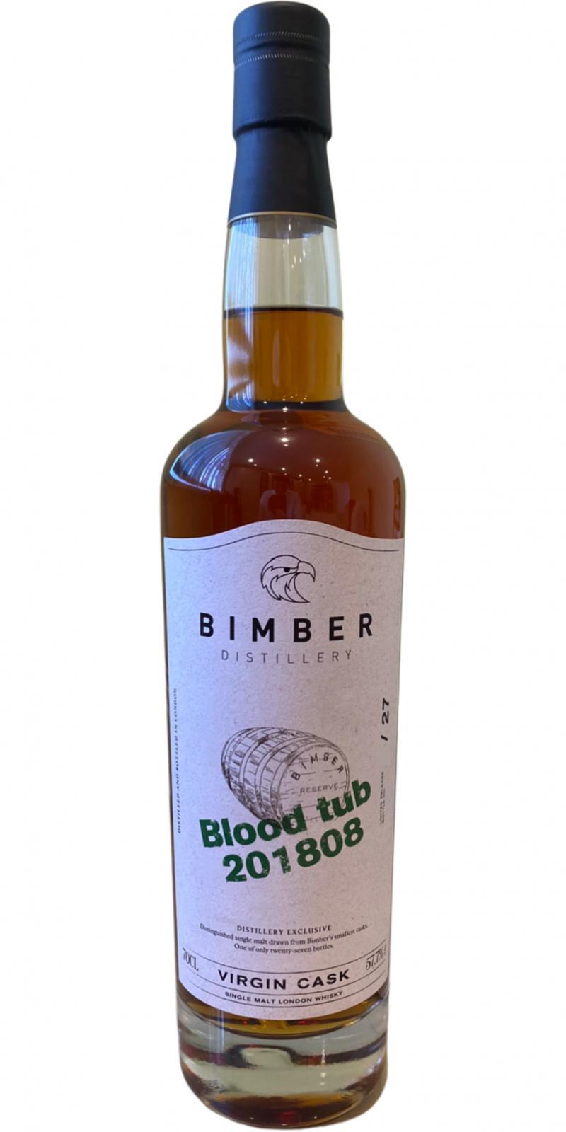 Bimber Blood tub 201808 Distillery Exclusive