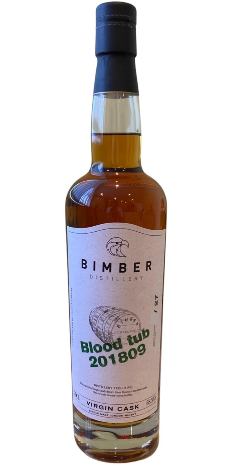 Bimber Blood tub 201809 Distillery Exclusive