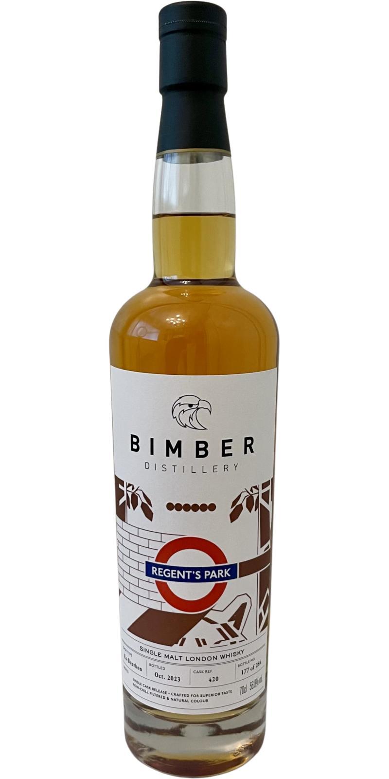 Bimber Regent's Park The Spirit of the Underground