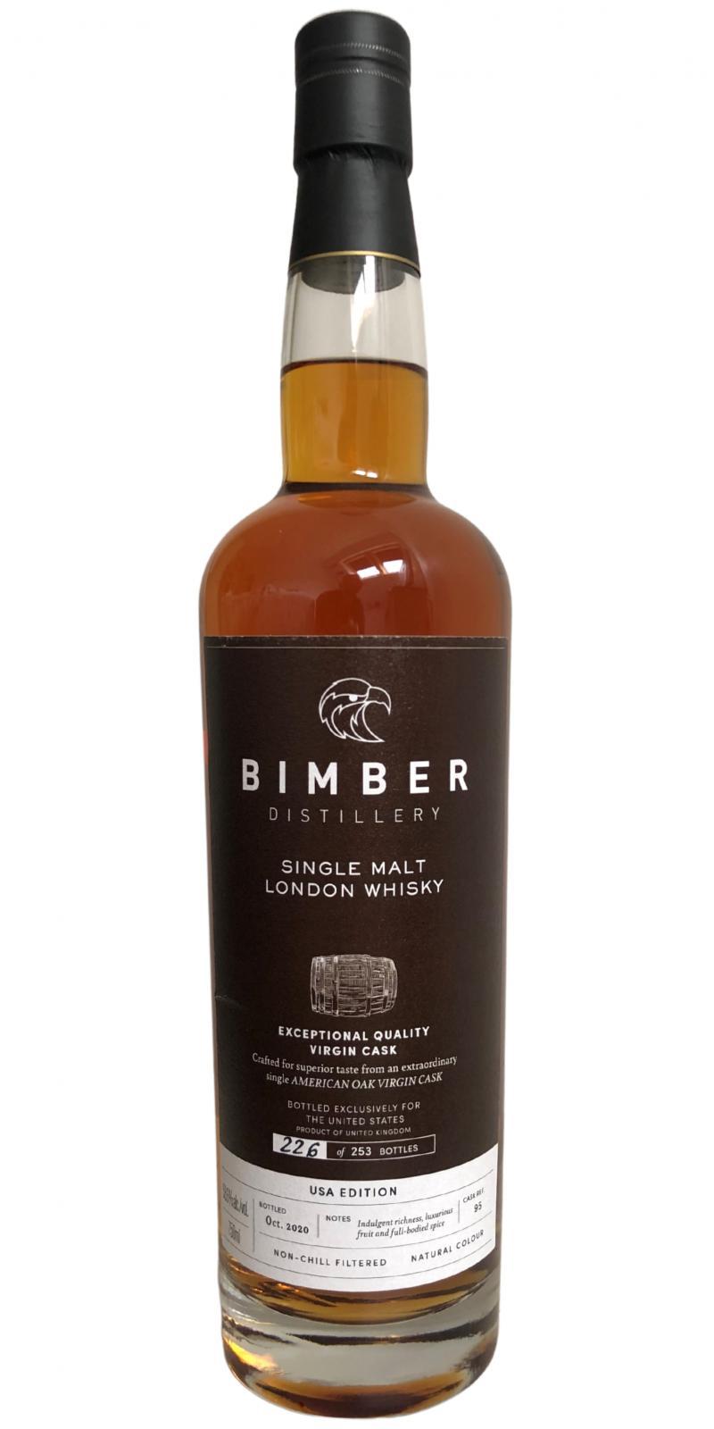 Bimber Single Malt London Whisky USA Edition