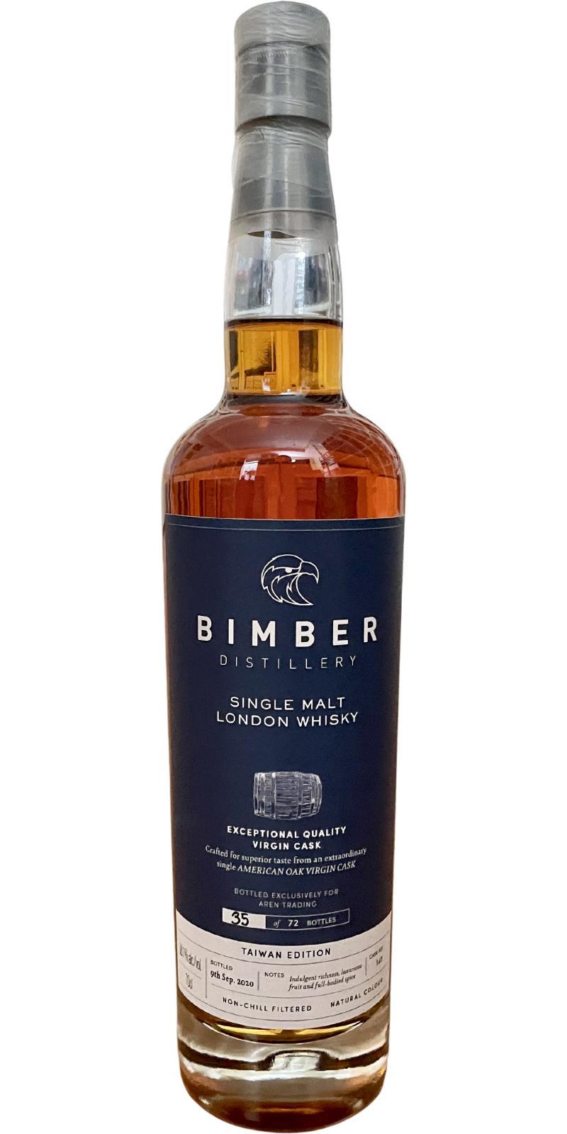 Bimber Single Malt London Whisky Single Cask