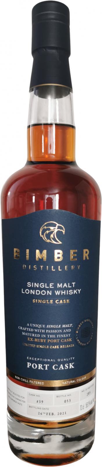 Bimber Single Malt London Whisky Single Cask