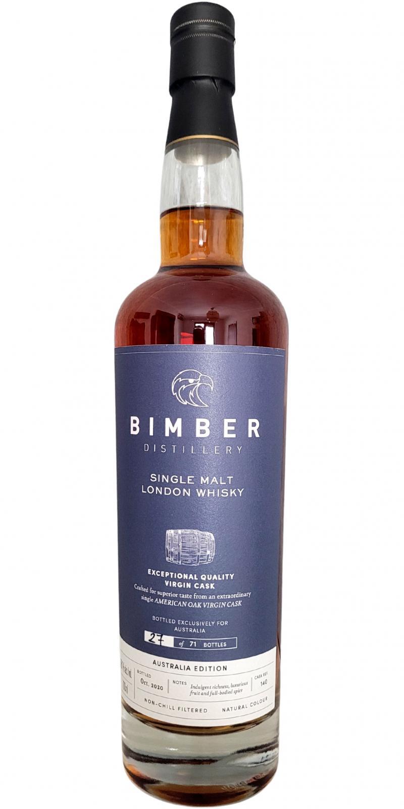 Bimber Single Malt London Whisky Australia Edition