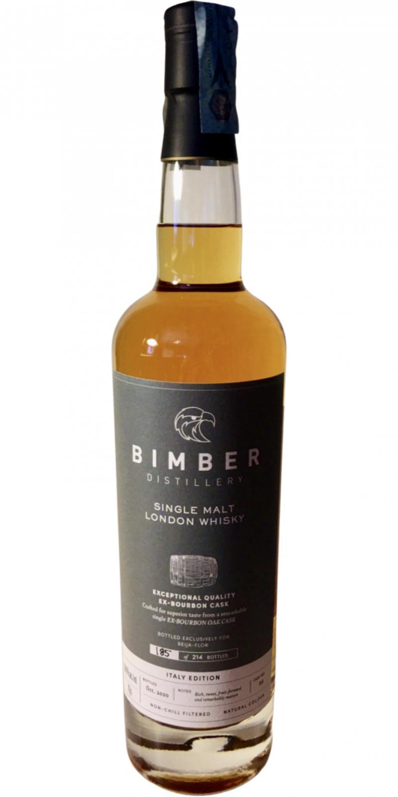 Bimber Single Malt London Whisky Italy Edition