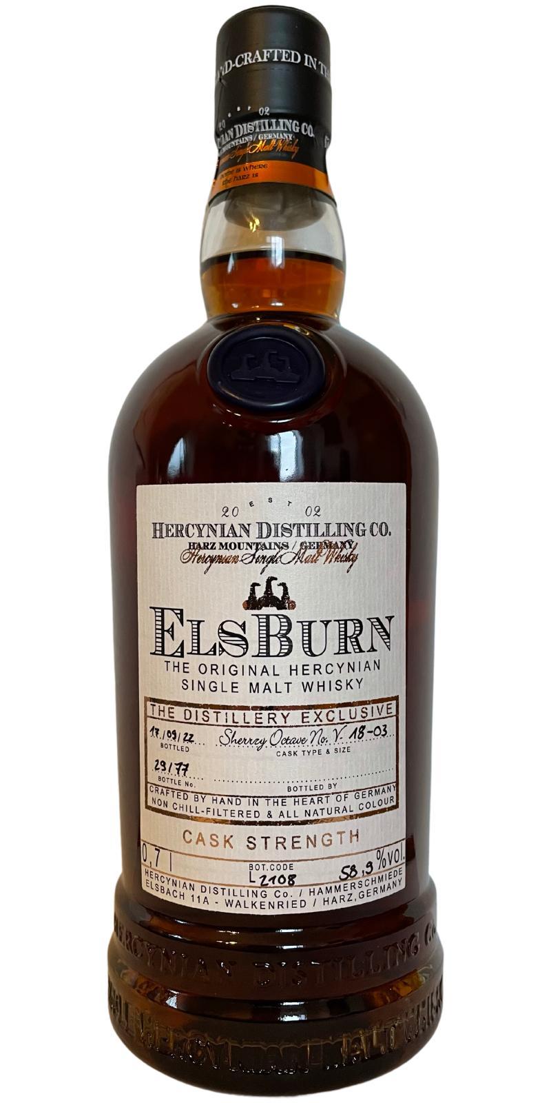 ElsBurn 2018  The Distillery Exclusive - Cask Strength