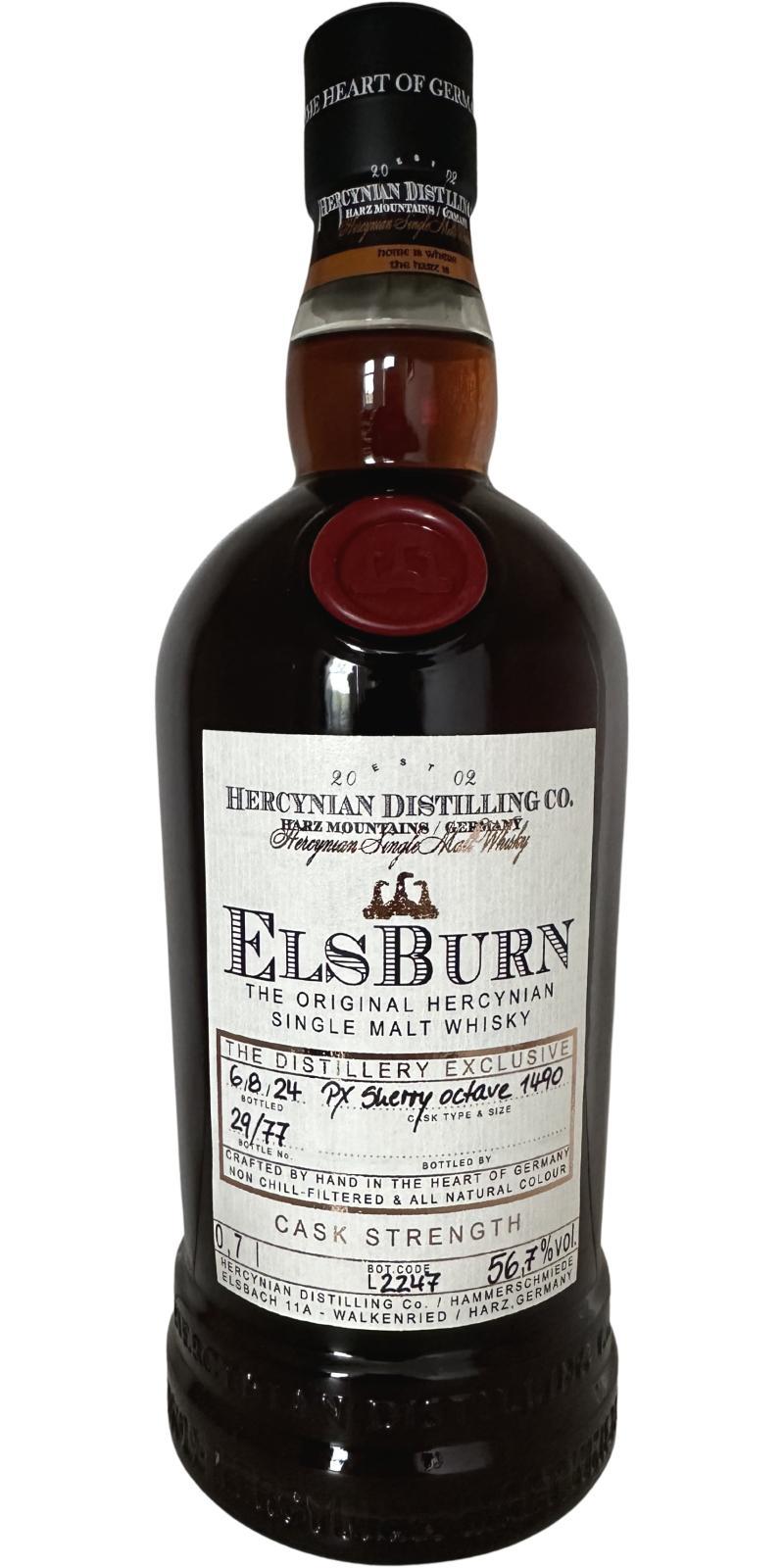 ElsBurn The Distillery Exclusive  Cask Strength